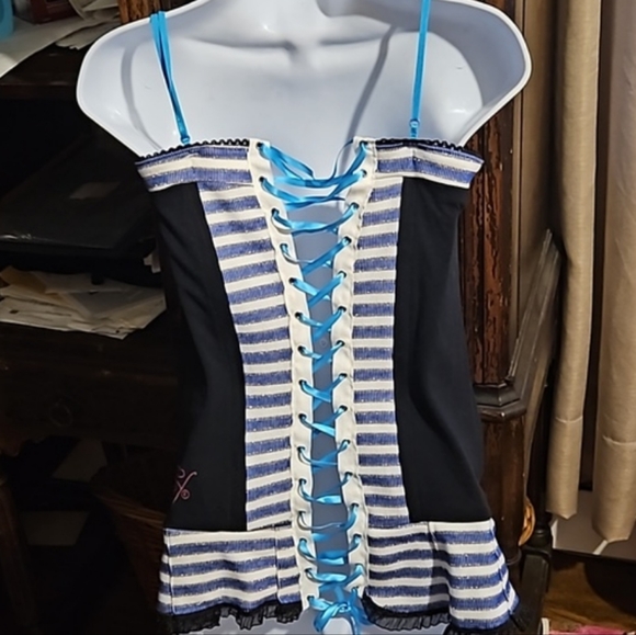 TRADE ONLY Signed Christian Audigier designs corset top light boning FINAL$ - Picture 8 of 10